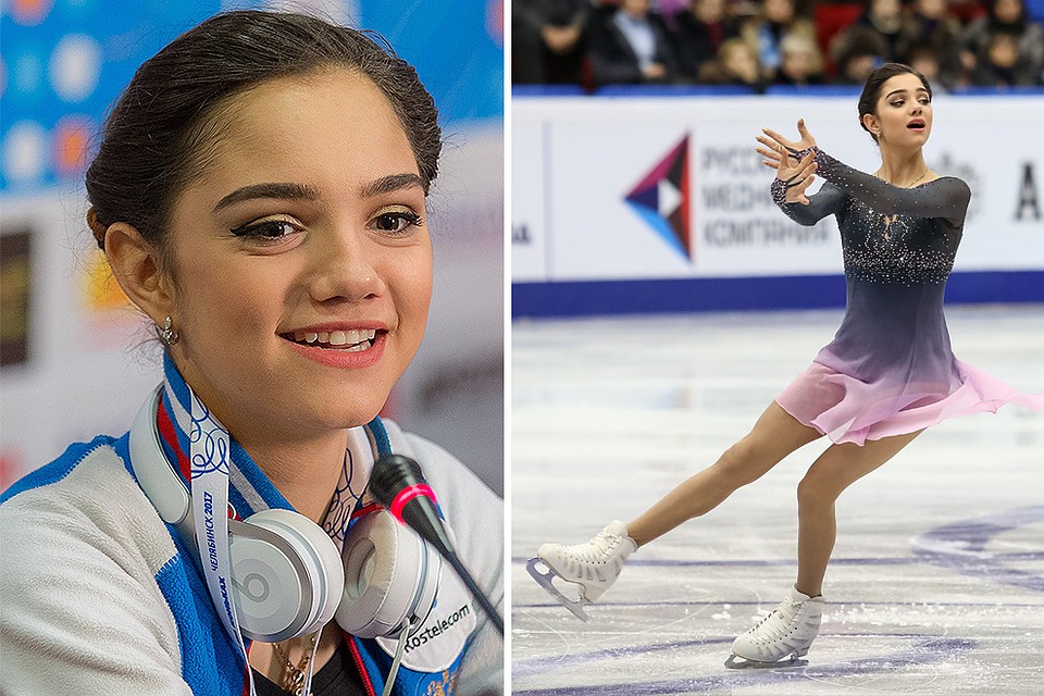 Евгения Медведева на чемпионате России по фигурному катанию, январь 2017 года. Фото: Валерий ЗВОНАРЕВ