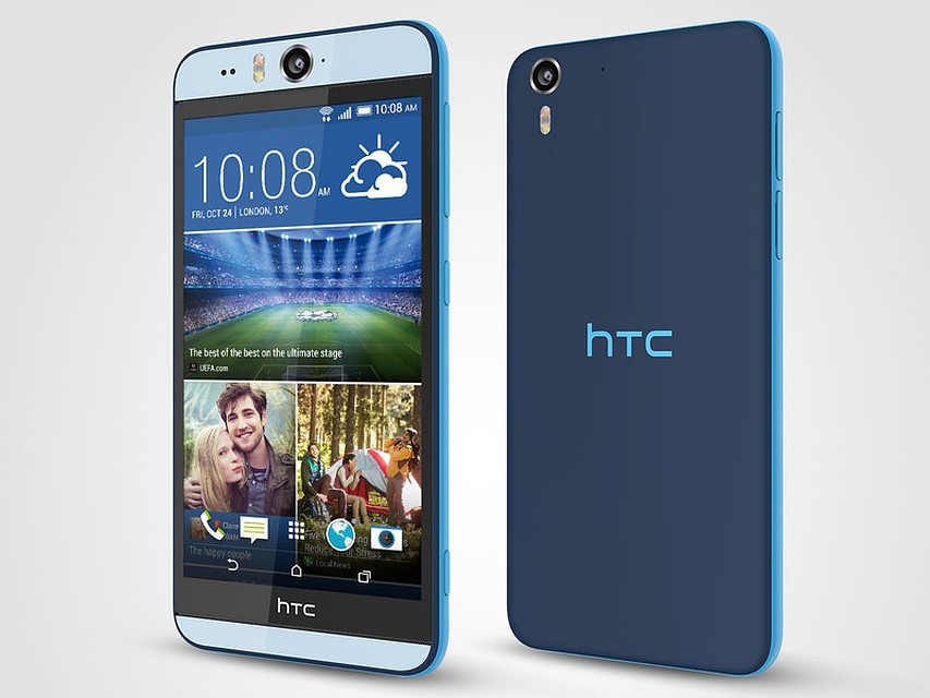 Обратите внимание на фронтальную камеру HTC Desire Eye.