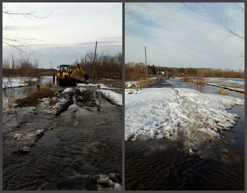 Большая вода пришла в Языково. Фото: соцсети