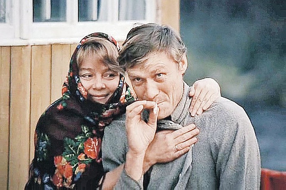 Нина со своим киношным «мужем» Михайловым.