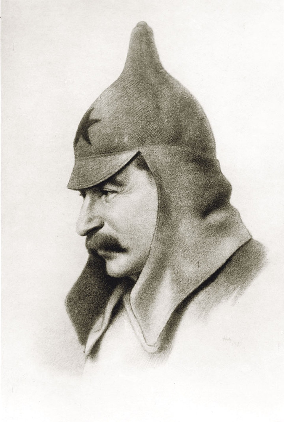 Иосиф Сталин. 1920 г. Худ. Н. Аввакумов.