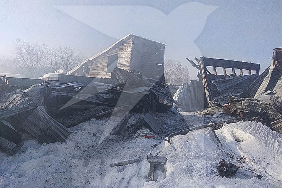 На месте пожара осталась только собака. Семья находится у друзей Фото: Екатерина БОРМОТОВА