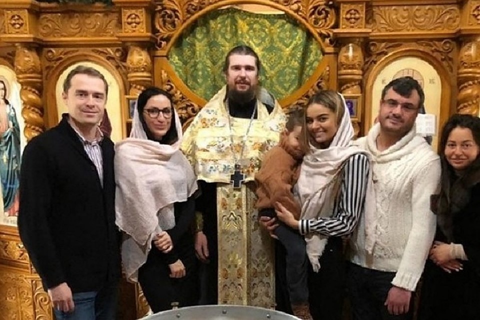 До путешествия в Барселону, Фотаки и Стати вместе побывали на крестинах в Одессе. Фото: Соцсети