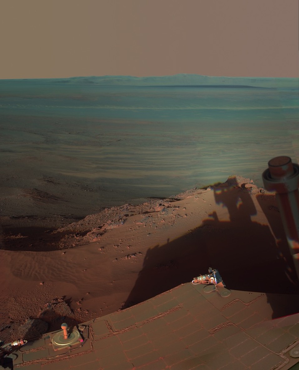 Место последнего упокоения Opportunity: кратер Эндевор, Долина Упорства.