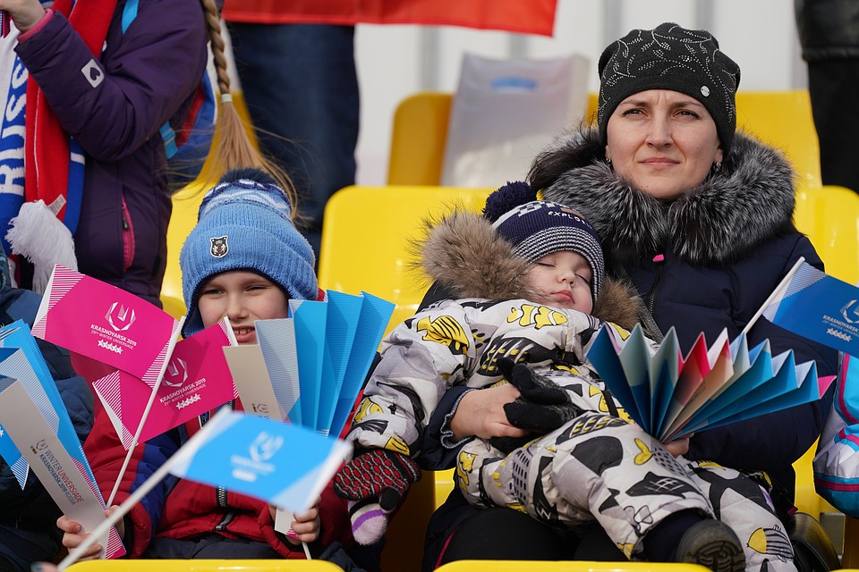 Россия, вперед! Фото: пресс-служба Дирекции Зимней универсиады-2019