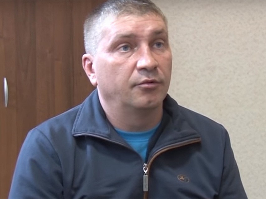 Дмитрий Долгополов на допросе. Фото: скриншот видео ФСБ