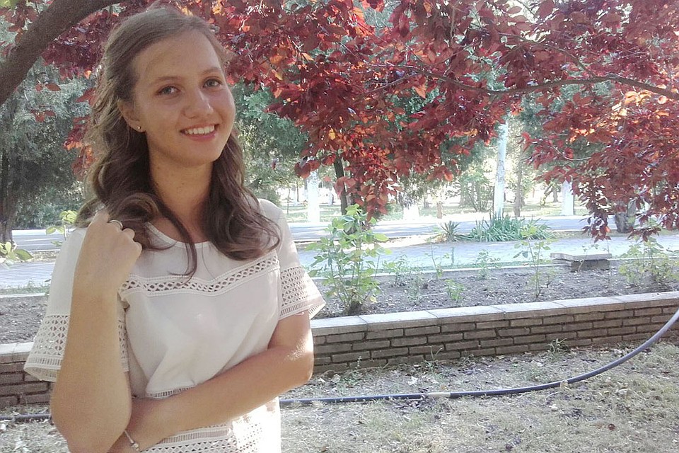 Анна Артемченко поразила жюри своим докладом о влиянии антибиотиков. Фото: Даба ДАБАЕВ