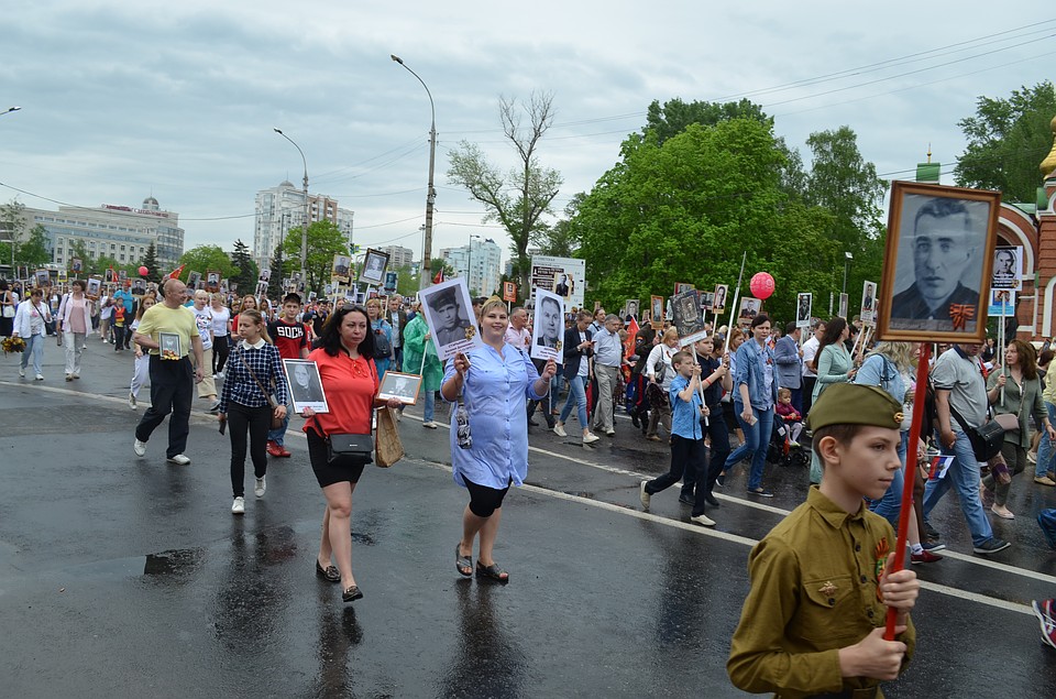 Бессмертный полк в Липецке Фото: Юлия КЛЮЕВА