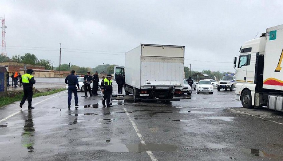 Место происшествия. Фото: пресс-служба ГУ МВД по Республике Дагестан