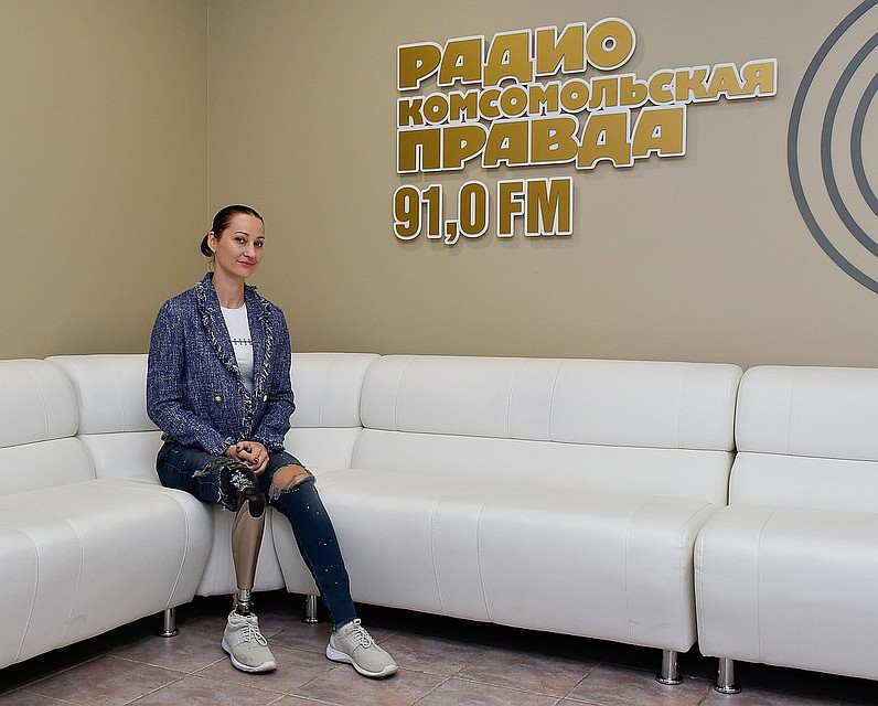 Маша в гостях у радио "КП"-Краснодар Фото: Кирилл ВЕРШИНИН