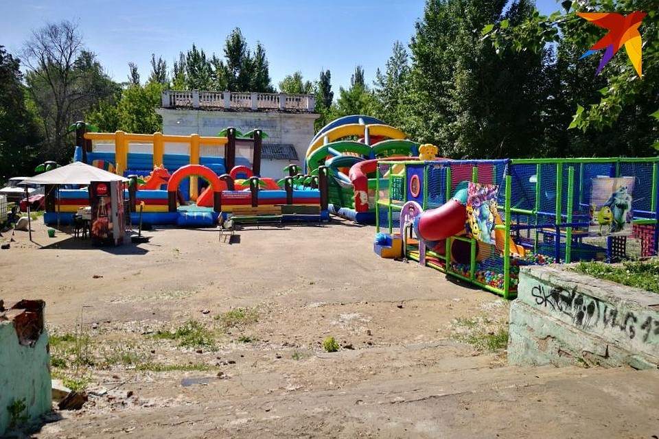 Сейчас это все детские развлечения в парке. Фото: Инна ШЕРЕМЕТЬЕВА