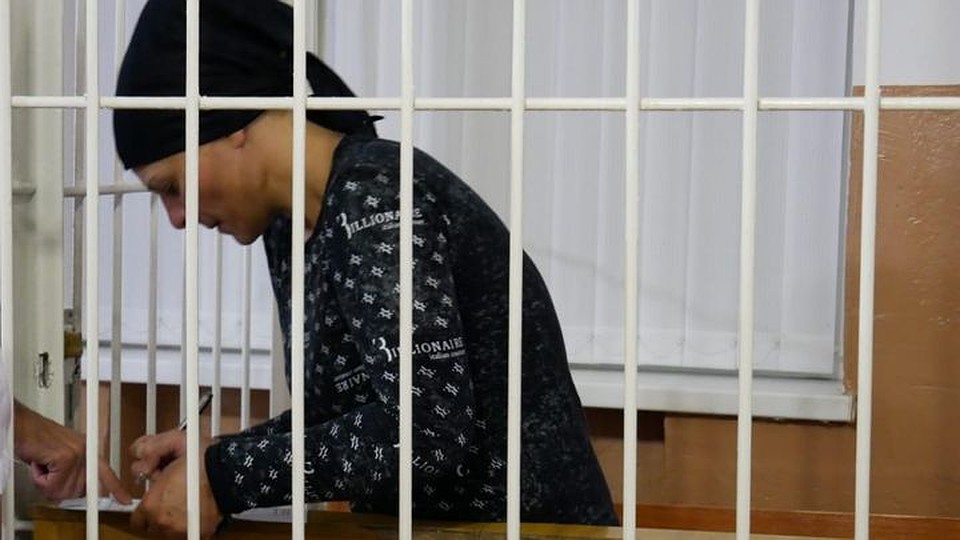 Мака Ганиева в суде.