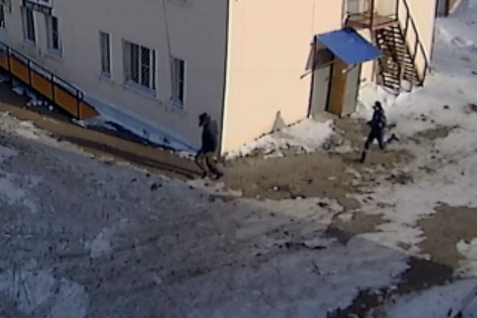 Момент погони за дебоширом. Фото: СУ СК России по Бурятии.