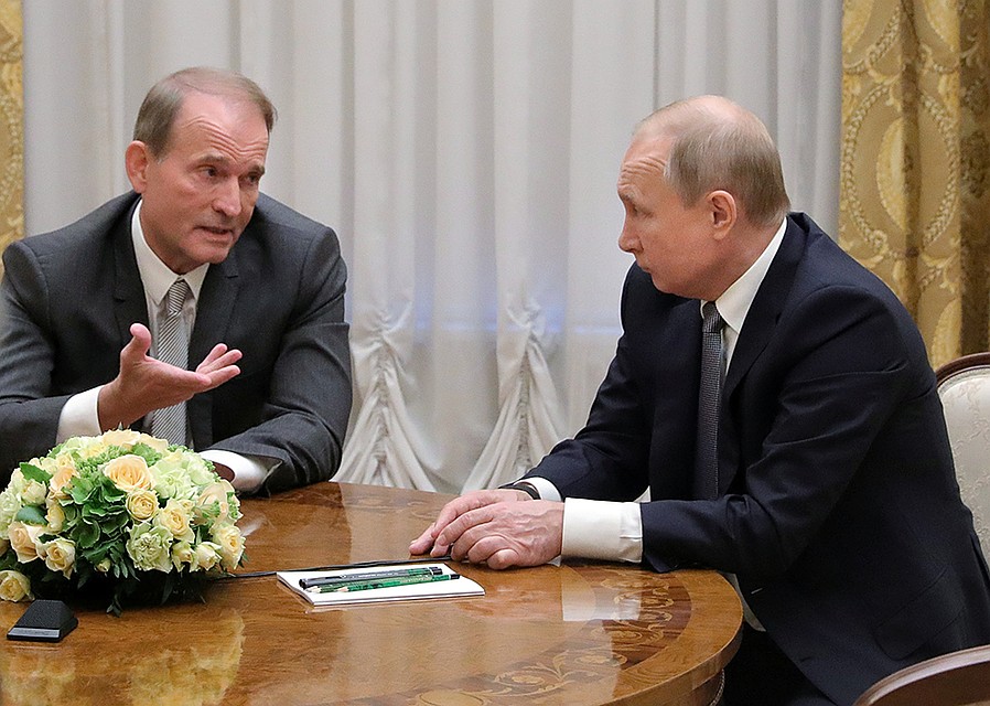 Владимир Путин встретился в Таврическом дворце с Виктором Медведчуком Фото: REUTERS