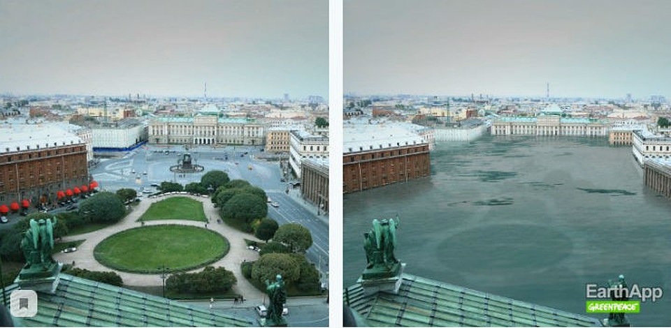 Санкт - Петербург: сейчас и в будущем. Фото- Официальный сайт Гринпис России.