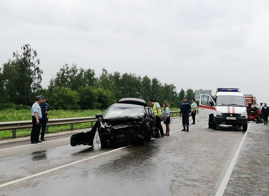 Водитель иномарки прожил после ДТП несколько часов Фото: Пресс-служба УГИБДД по Тамбовской области