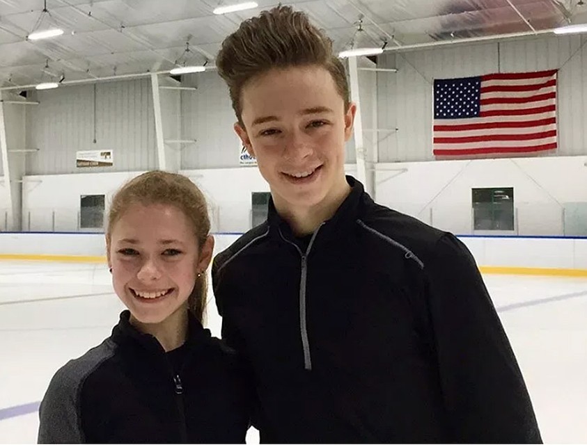 Аня Лаврова и Максвелл Гарт. ФОТО: Ice-dance.com