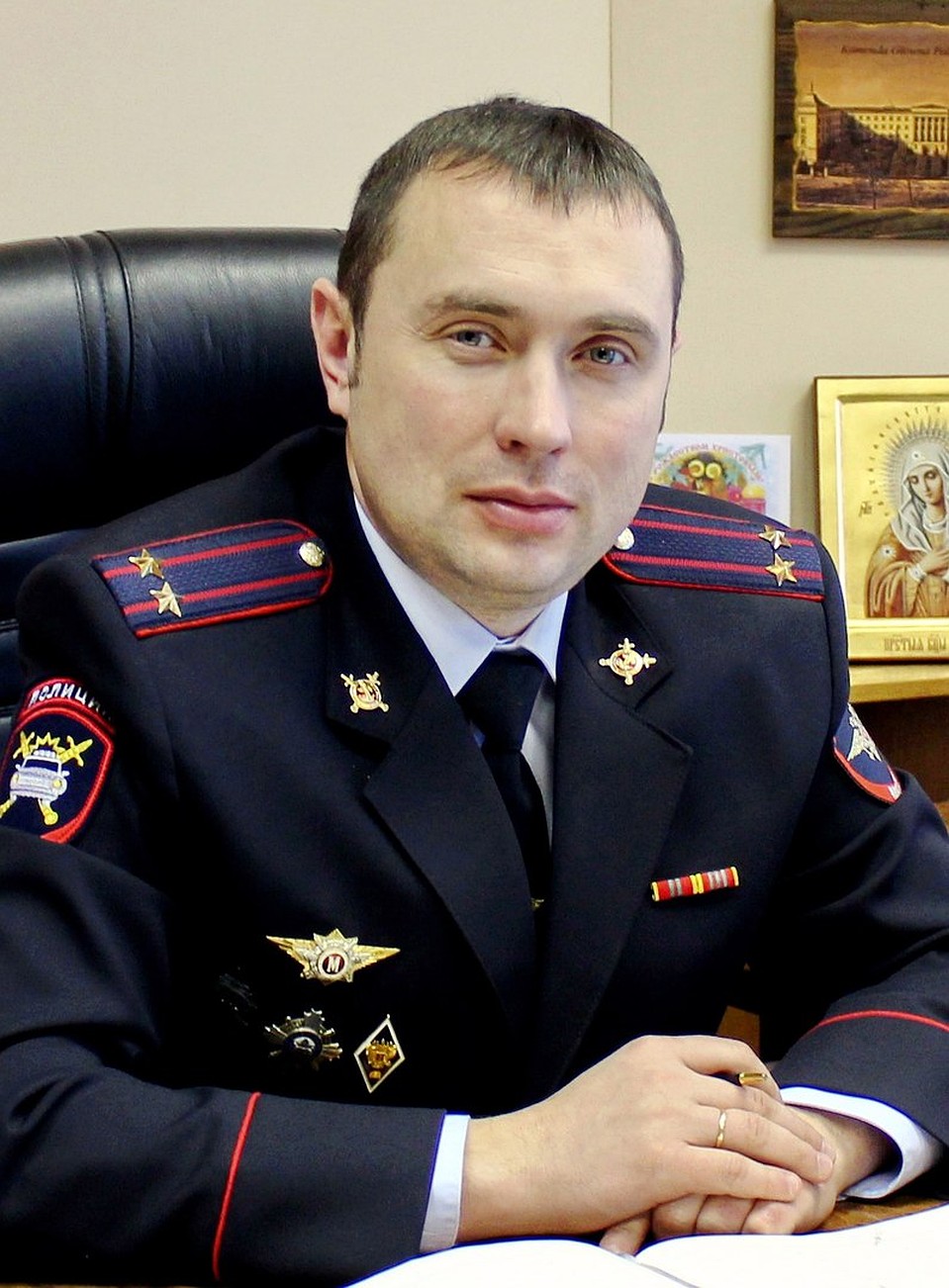 Начальник ГИБДД по Тверской области Денис Черных. Фото: пресс-служба ГИБДД по Тверской области