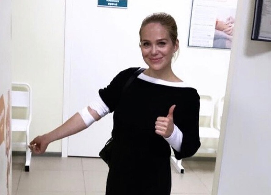 Елена, сотрудник медсанчасти ММК, пришла сдать кровь на типирование.