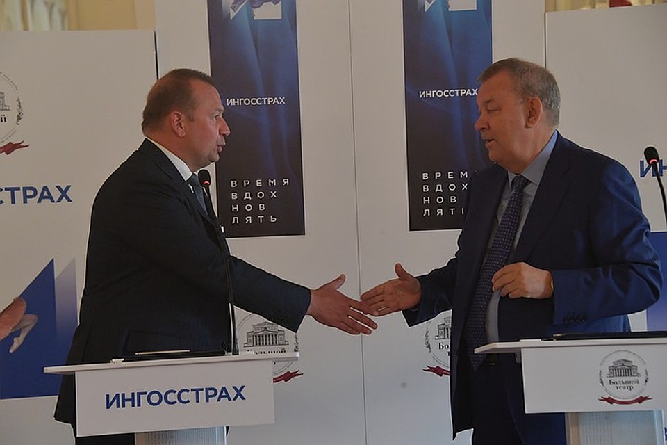Михаил Волков и Владимир Урин уверены, что сотрудничество будет долгосрочным. Фото: Владимир ВЕЛЕНГУРИН