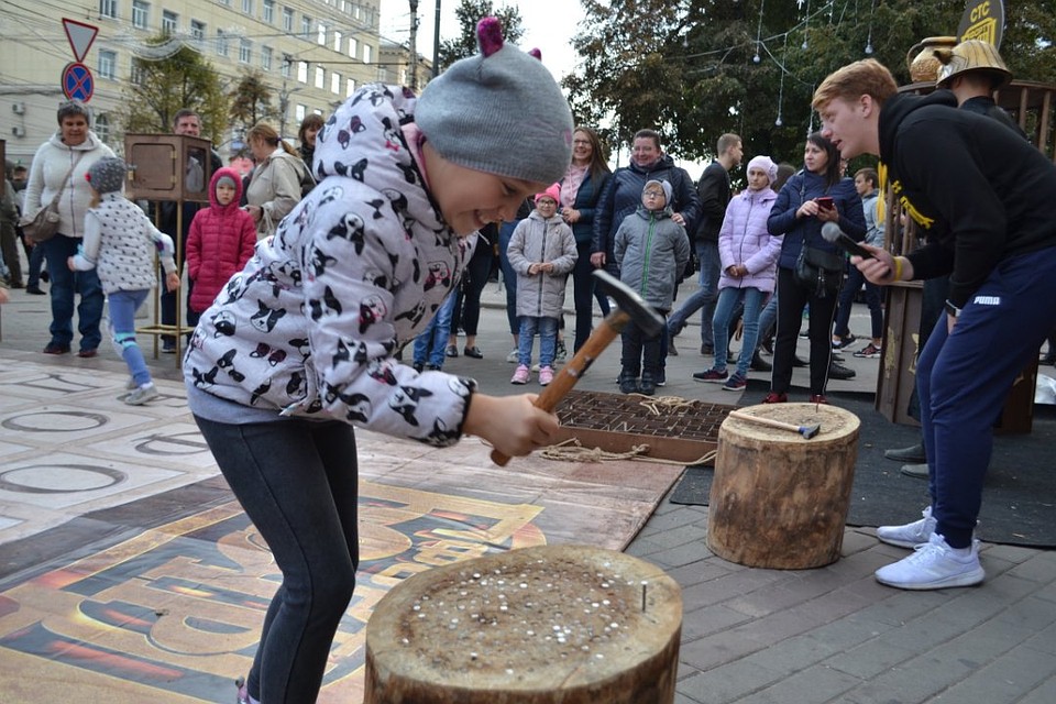 Маленьких воронежцев ждали необычные развлечения. Фото: Кирилл Мишин