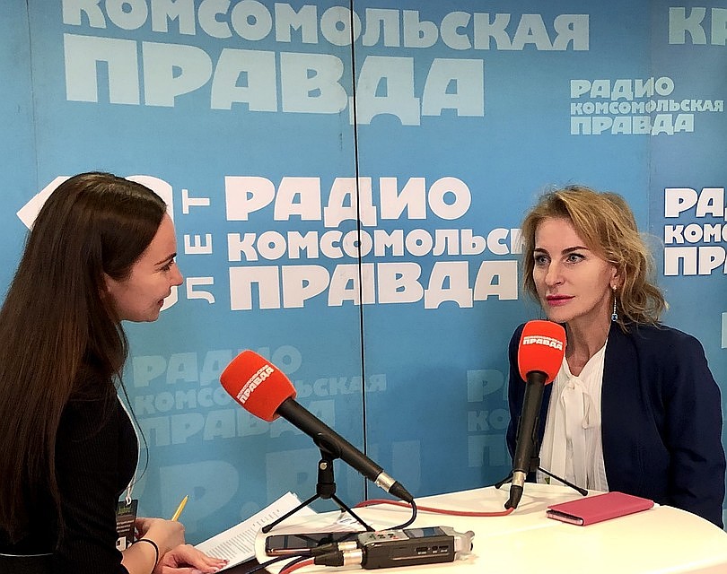 В «Открытой студии» Радио «Комсомольская правда» побывали многие участники выставки.