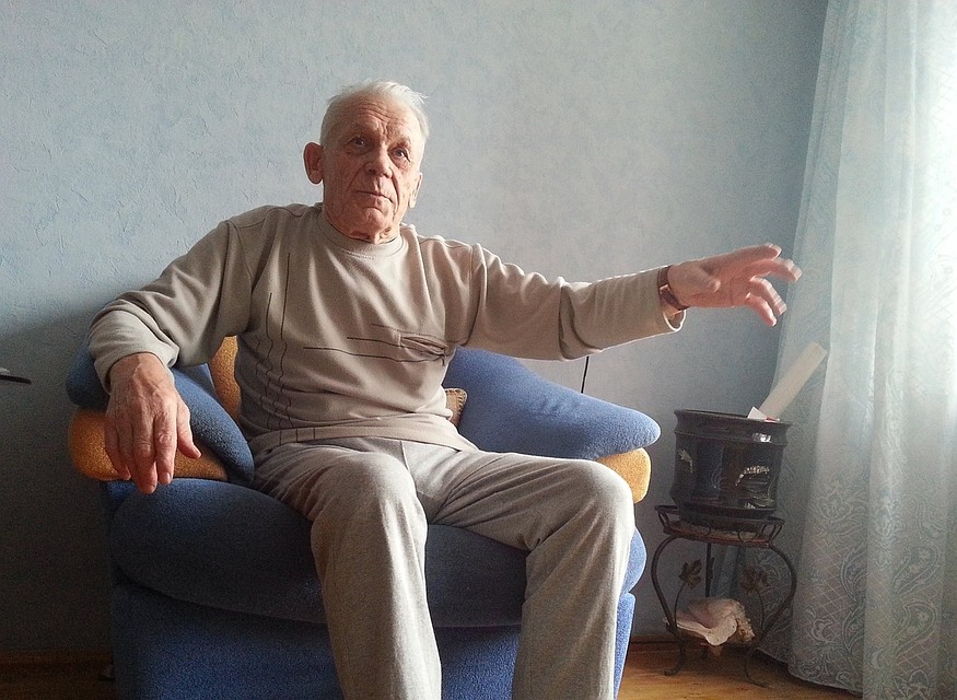 Павел Макеев в домашней обстановке.