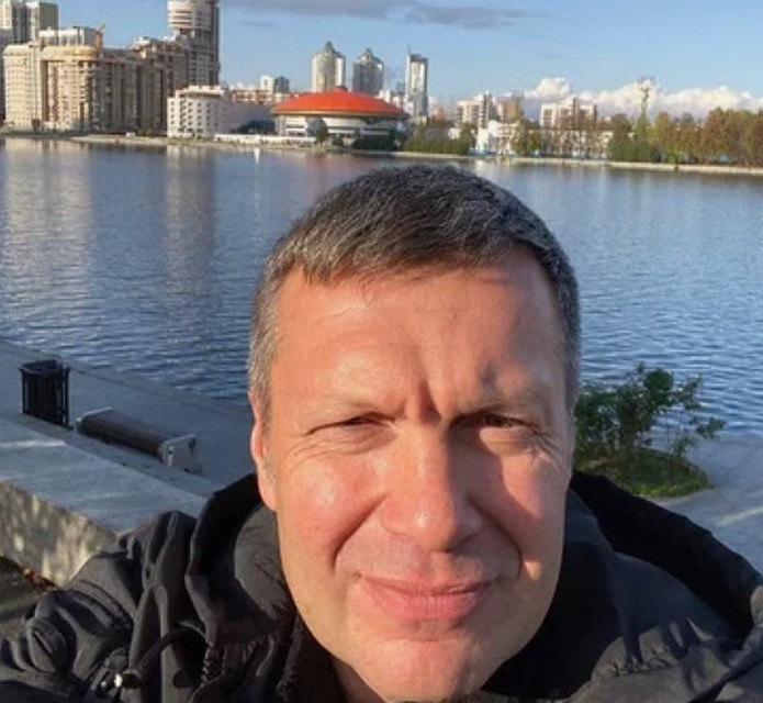 Телеведущий отметил, что город стал чище. Фото: телеграм-канал Владимира Соловьева