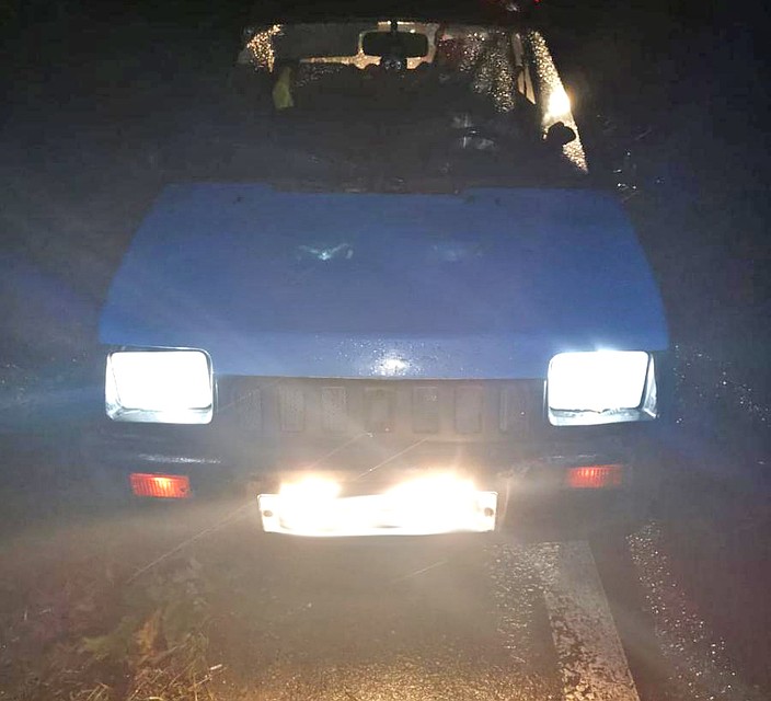 В темноте водитель не заметил препятствие Фото: Пресс-служба УГИБДД по Тамбовской области