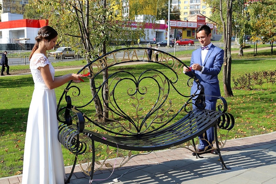 Сквер Молодоженов. Фото: администрация Ижевска