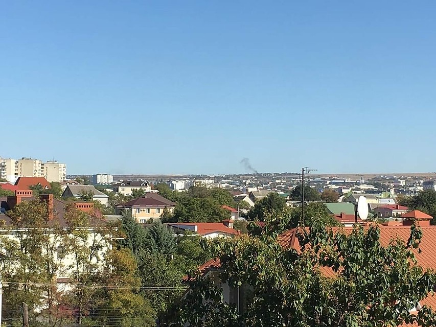 Полигон ТБО в Каменке совсем рядом с жилыми домами. Фото: Екатерина Горелкина