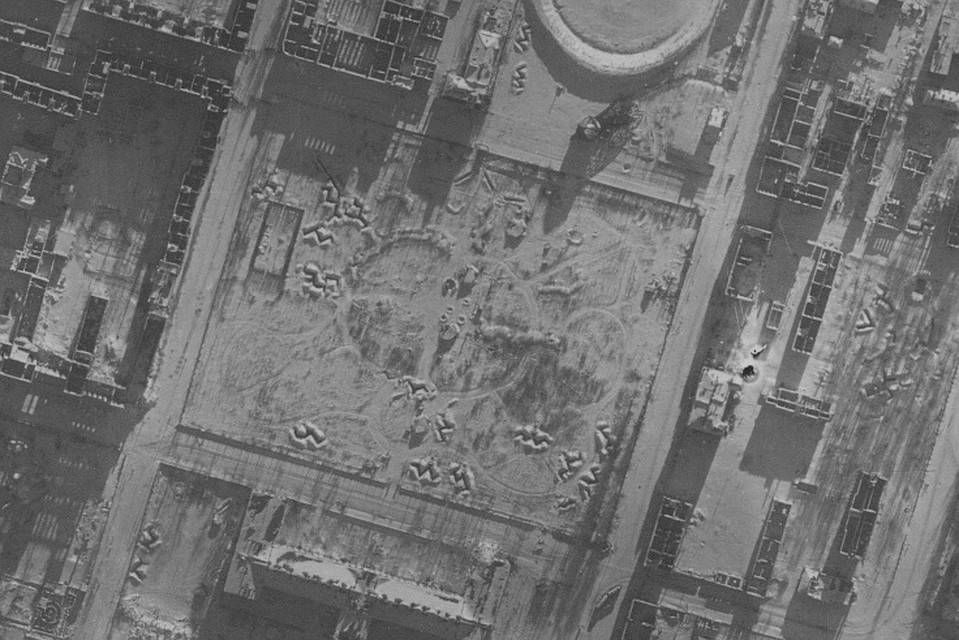 Территория "Орленка" на аэрофотоснимках Люфтваффе. Источник: vk.com/donpoisk