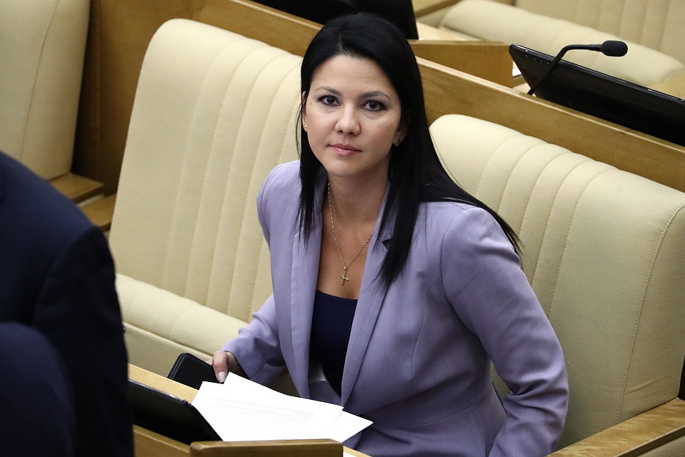 Инга Юмашева на пленарном заседании Государственной думы 9 октября 2019 года. Фото: Антон Новодережкин/ТАСС