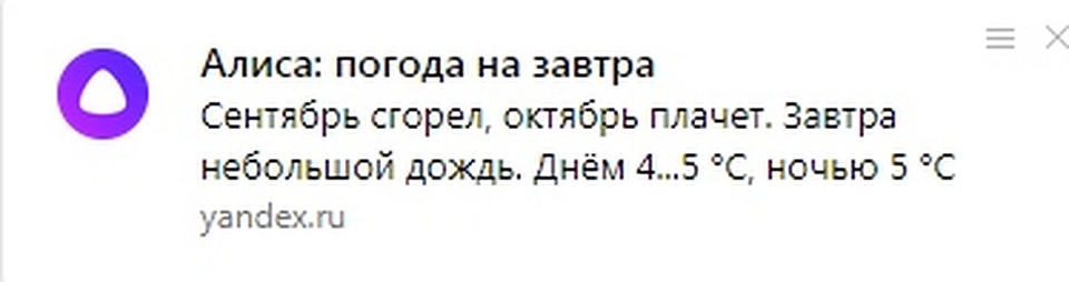 Погода в среду в Ижевске от Алисы