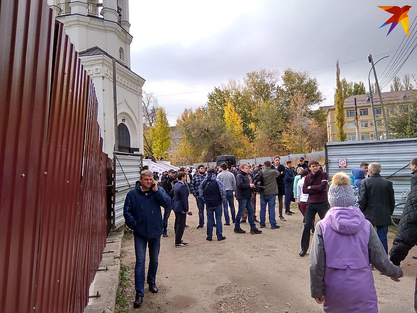 Всех людей с камерами останавливают на входе Фото: Екатерина Семенова