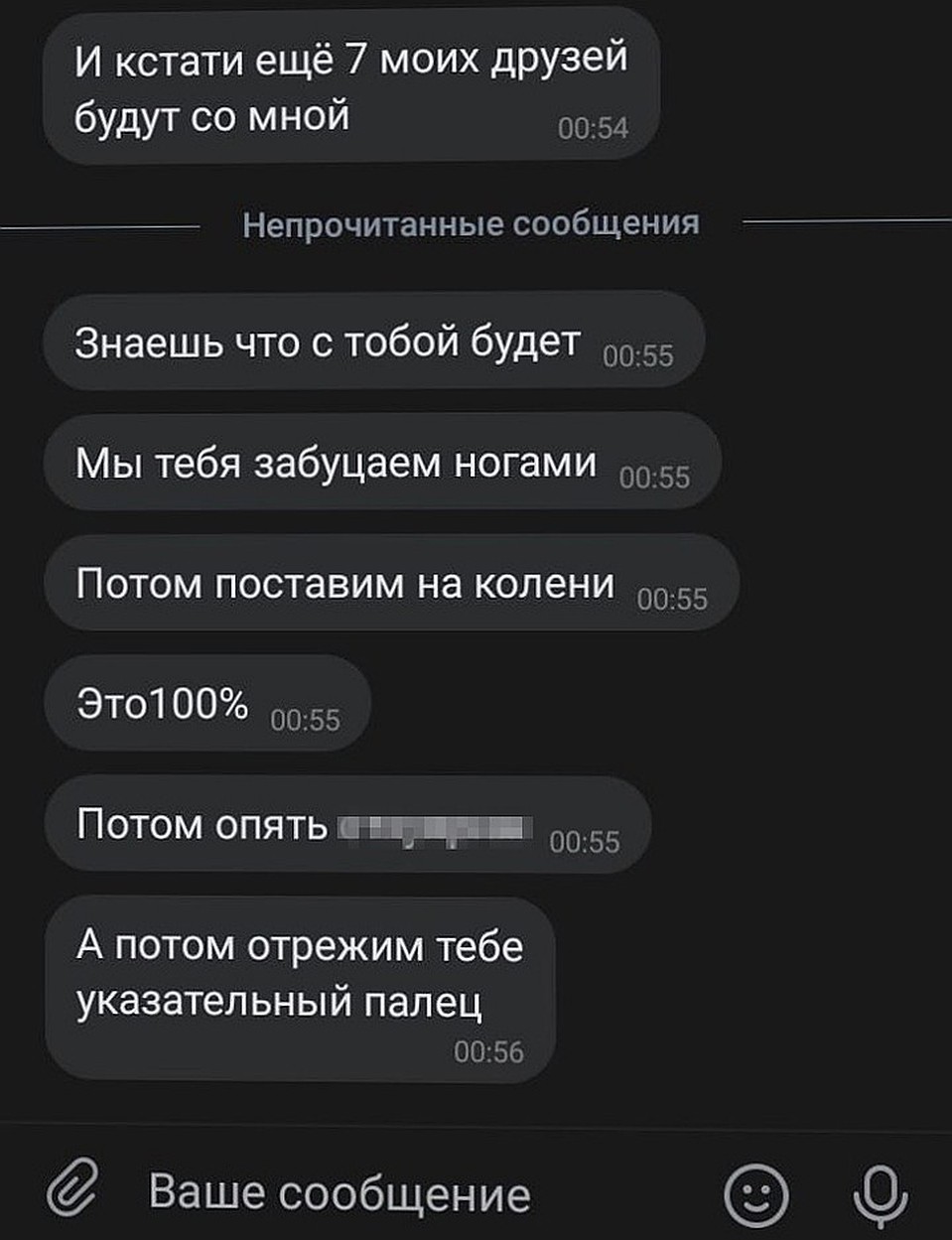 Читать такое по-настоящему страшно. Родители несовершеннолетних заявили об угрозах в полицию.