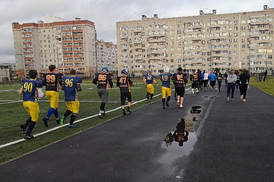В тренировке приняло участие несколько десятков вологжан Фото: Евгения ГРЕБЕЛКИНА