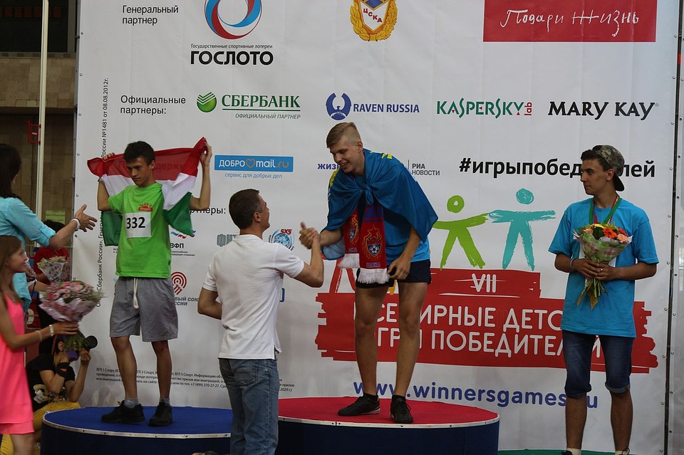 Паша на Всемирных играх победителей. Фото: из архива героя публикации