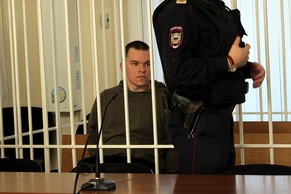 Михаил Поспелов на суде. Фото: ОЛЕКСЮК Иван