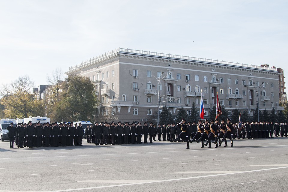 Парад продлился два часа. Фото: пресс-служба ГУ МВД по Ростовской области