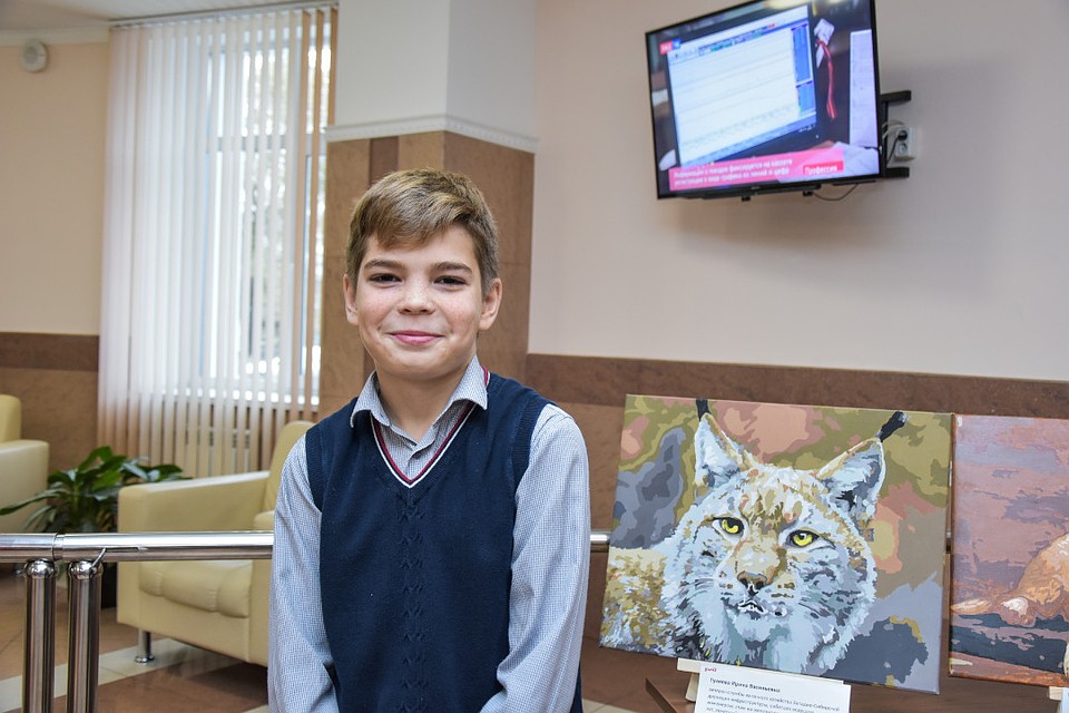 Одиннадцатилетний Егор Гудилкин. Фото: Алена МАРТЫНОВА