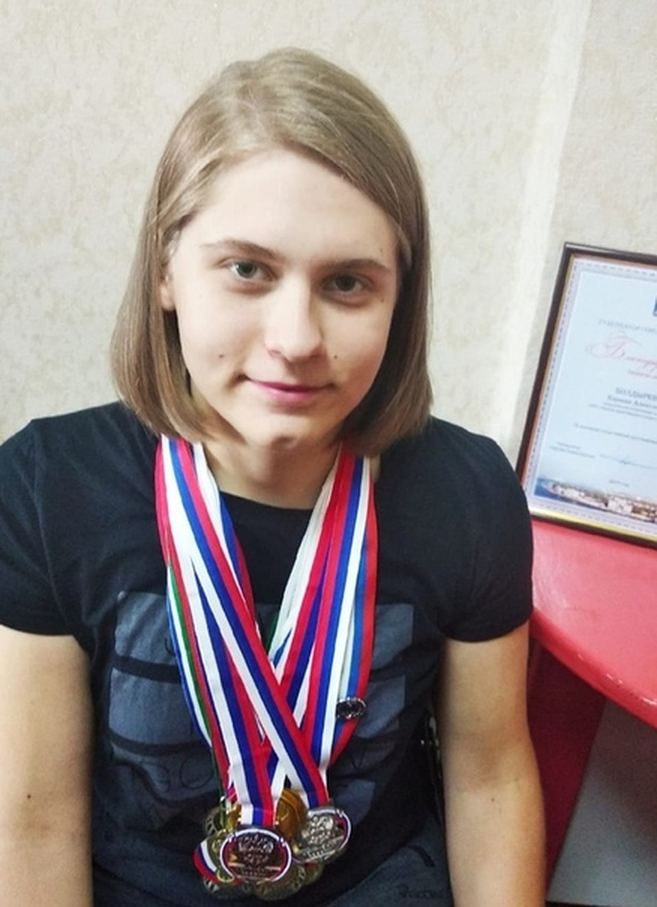 Девушка добилась успехов в спорте. Фото: личный архив