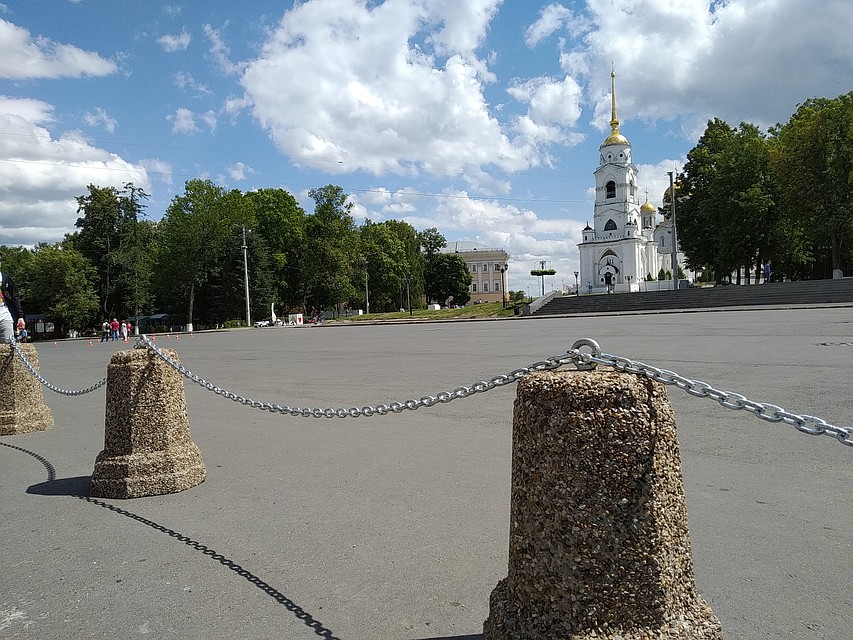 Инсталляция размещалась в охранной зоне памятников ЮНЕСКО Фото: Анна ДЕКТЯРЕВА