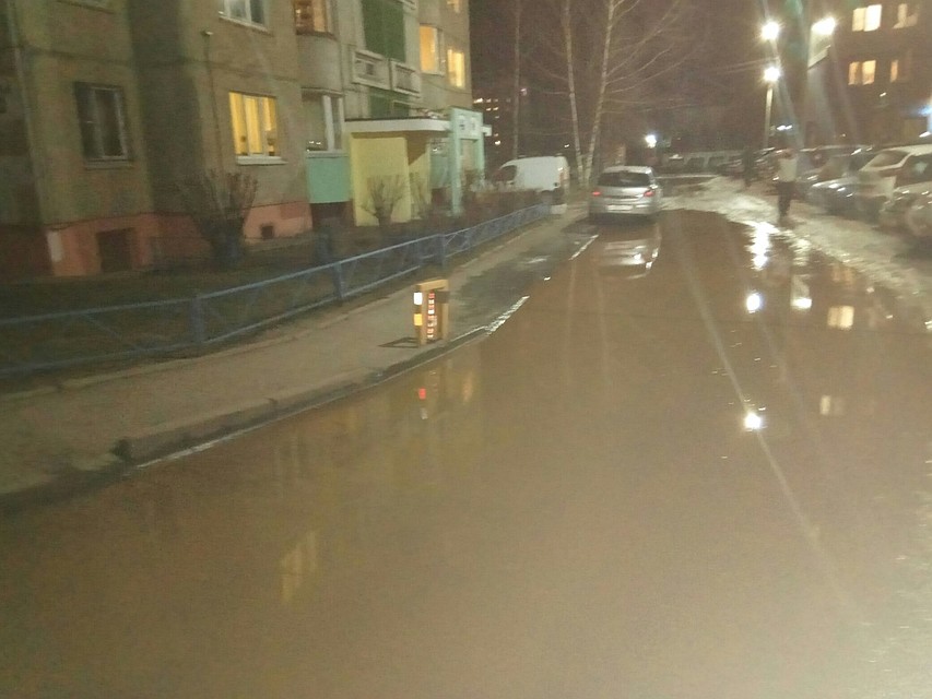Потоп на Безыменского Фото: "Подслушано во Владимире" Вконтакте