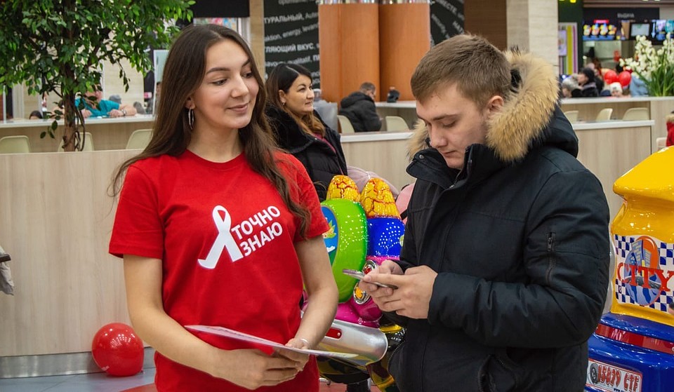 Пройти обследование можно было прямо в торговом центре