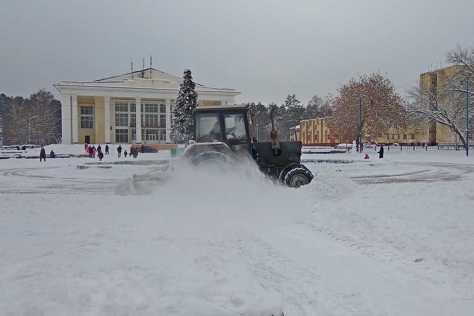 В городе вывезли 3604 кубометра снега Фото: Юлия КЛЮЕВА