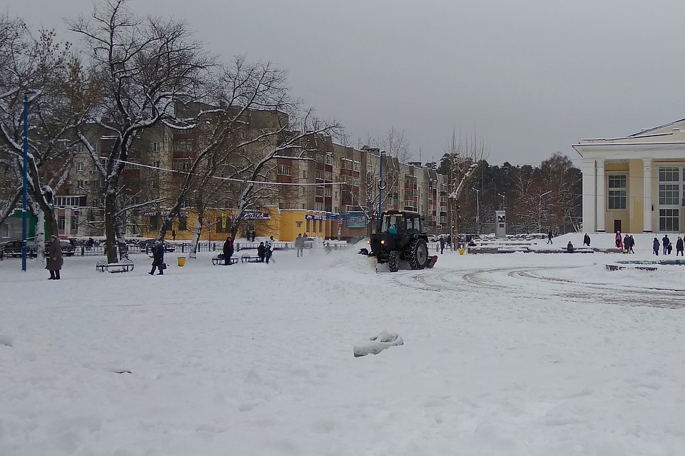 В городе вывезли 3604 кубометра снега Фото: Юлия КЛЮЕВА