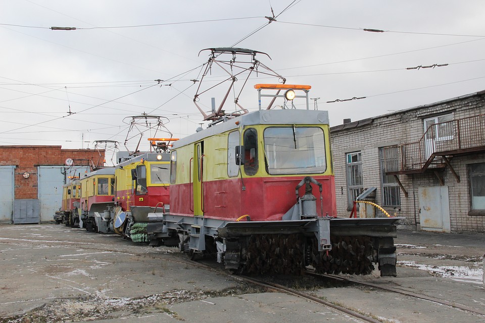 Вагон-снегочист. Фото: пресс-служба ИжГЭТ