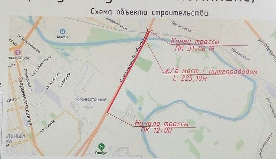 Существующим проектом второй очереди "восточки" развязка с улицами Металлургов и Ложевой не предусмотрена Фото: Алексей ФОКИН