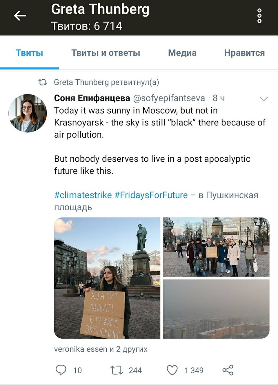 Московские активисты провели одиночные пикеты Фото: соцсети